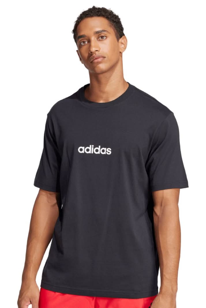 Adidas · Polera de entrenamiento de manga corta con diseño de logo - L - Negro