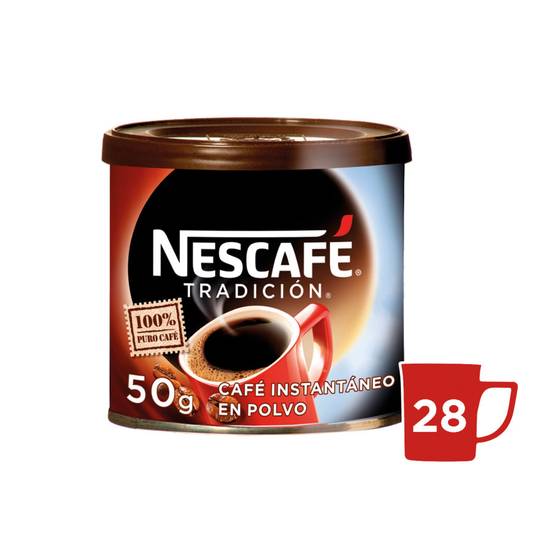 Nescafé café instantáneo tradición (50 g)