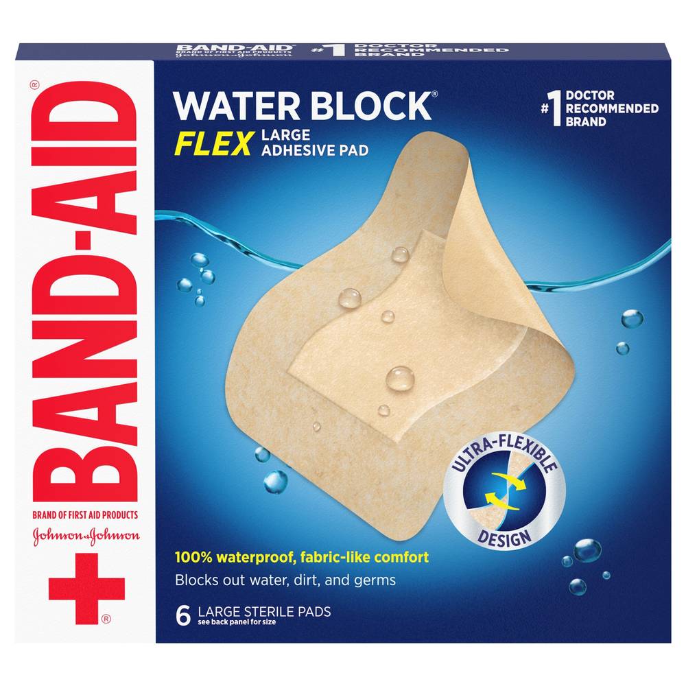 Band-Aid Water Block Large Flex Adhesive Pad