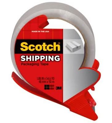 Scotch Shipping Packaging Tape, 1.88 in x 54 yd