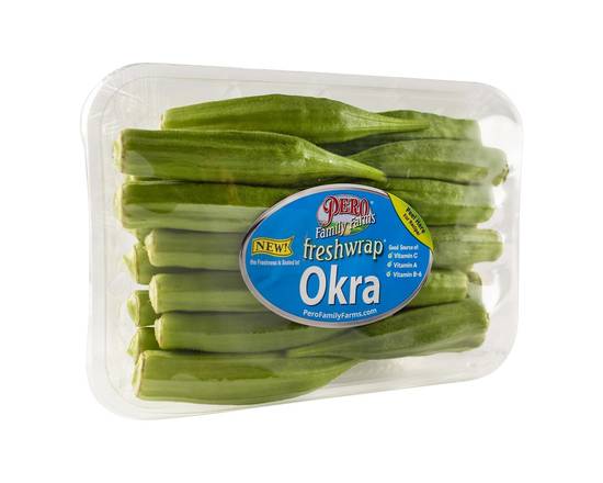 Pero Family Farms · Okra Freshwrap Tray (12 oz)