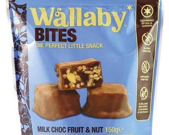 Wallaby Bites Milk Choclate Fruit Nut 150g