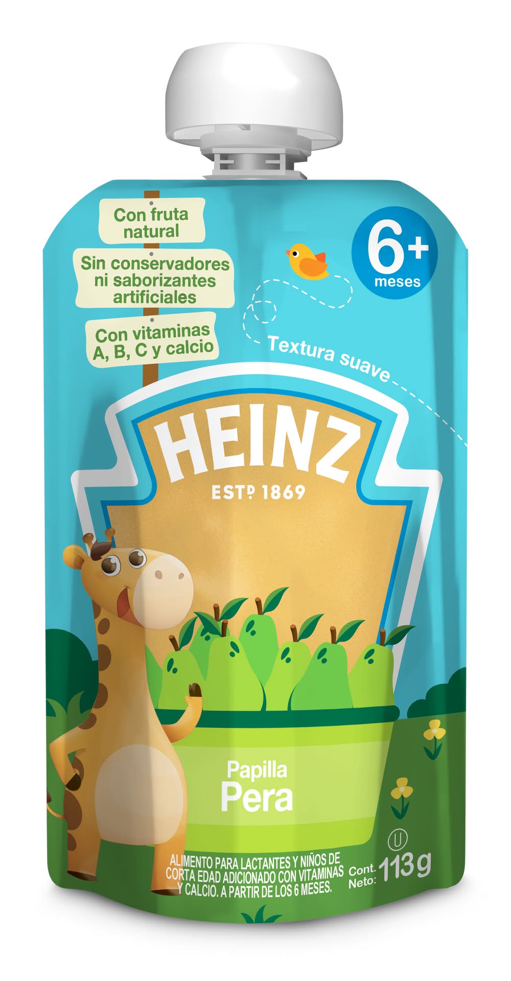Heinz · Papilla pera +6m (113 g)
