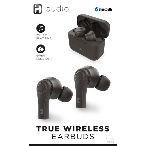 Bpm Stream Bluetooth Metal In-Ear Earbuds Black