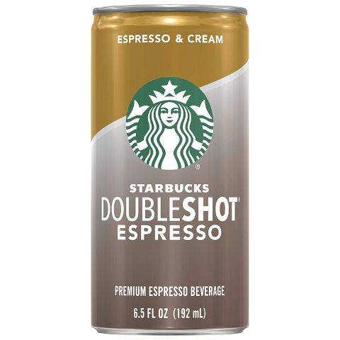 Starbucks Doubleshot Espresso & Cream 6.5oz