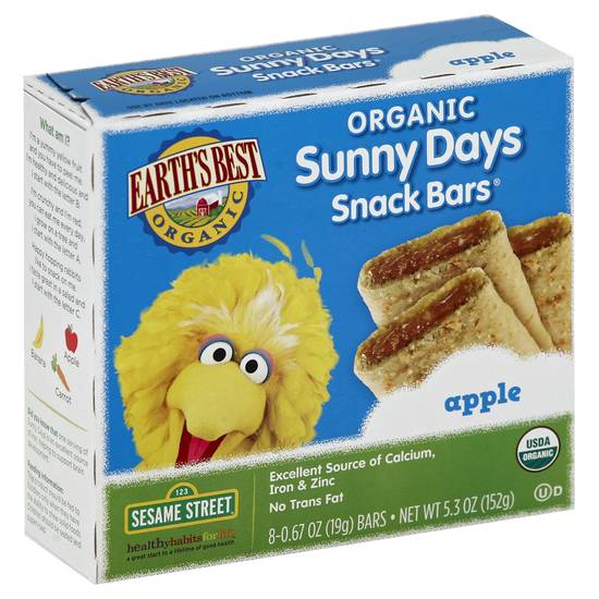 Earth's Best Organic Sunny Days Organic Apple Snack Bars (7 ct)