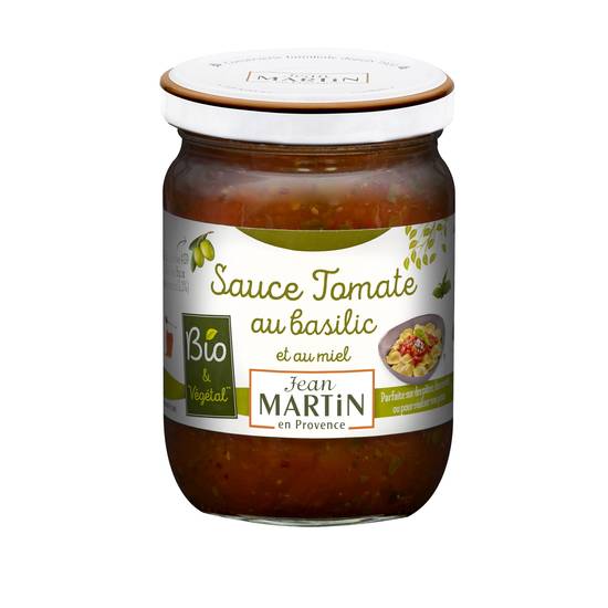 Jean Martin - Sauce tomate au basilic au miel