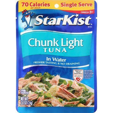 StarKist Chunk Wild Caught Light Tuna in Water 2.6oz Pouch