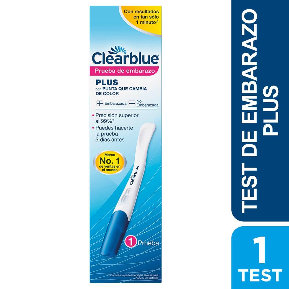 Clearblue Plus Prueba De Embarazo x 1 Unidad