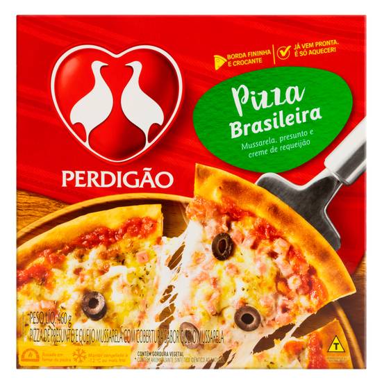 Perdigão pizza brasileira congelada (460 g)