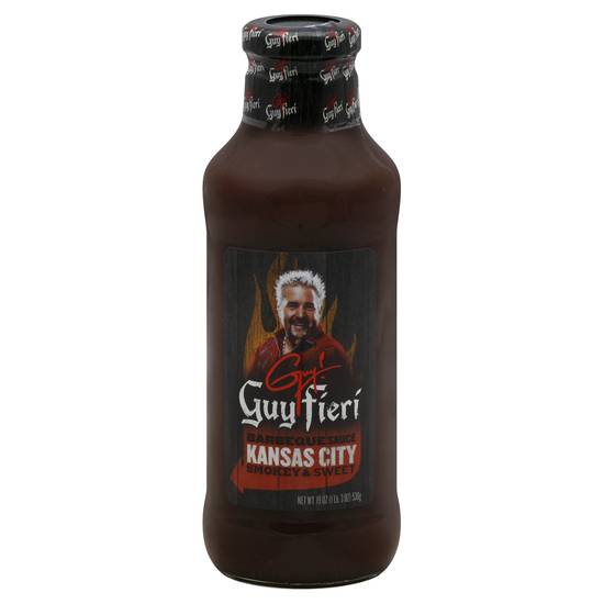 Guy Fieri Kansas City Smokey & Sweet Barbeque Sauce (19 oz)