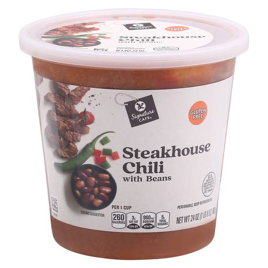 Signature Cafe Steakhouse Chili With Beans (24 oz)