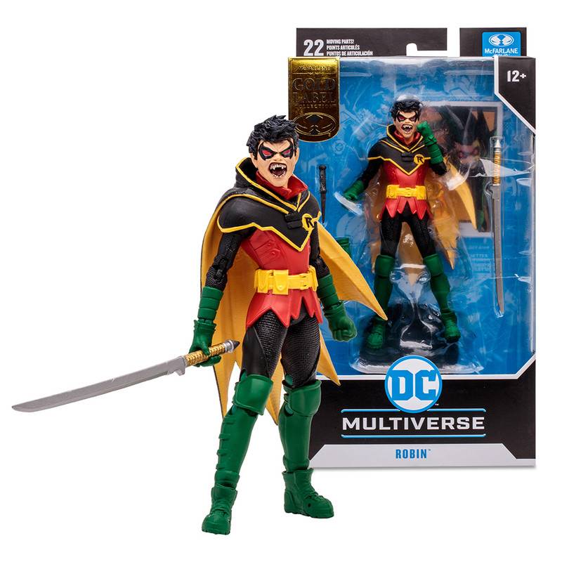 MCFARLANE DC MULTIVERSE 7IN DAMIAN WAYNE ROBIN DC VS VAMPIRE