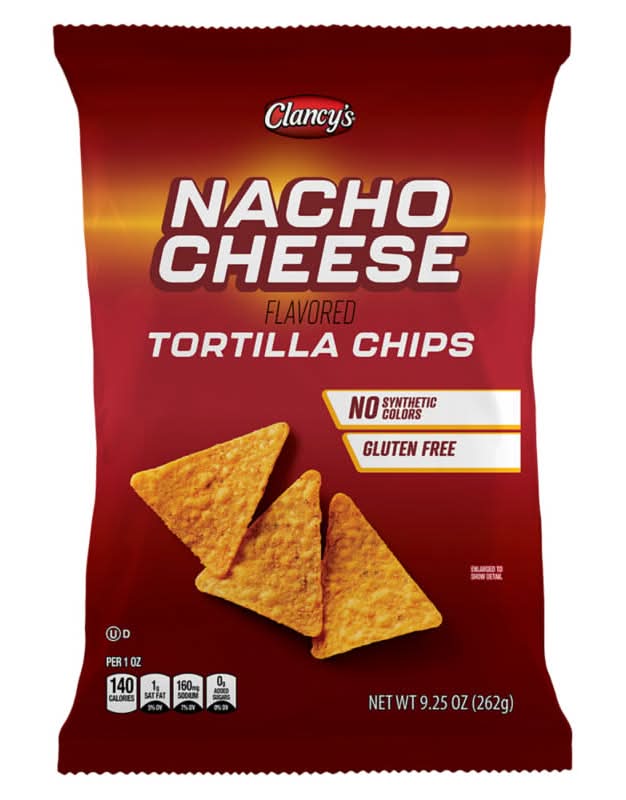 Clancy's Gluten Free Tortilla Chips, Nacho Cheese (9.25 oz)