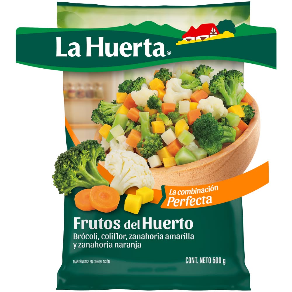 La Huerta · Frutos del huerto vegetales congelados (500 g)