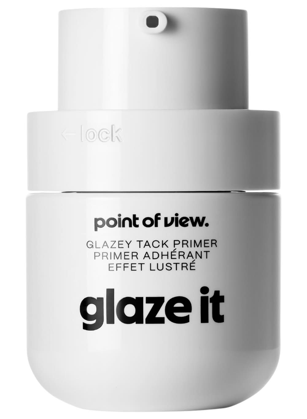 point of view. glaze it glazey tack primer with glycerin and niacinamide 1.69oz/50ml
