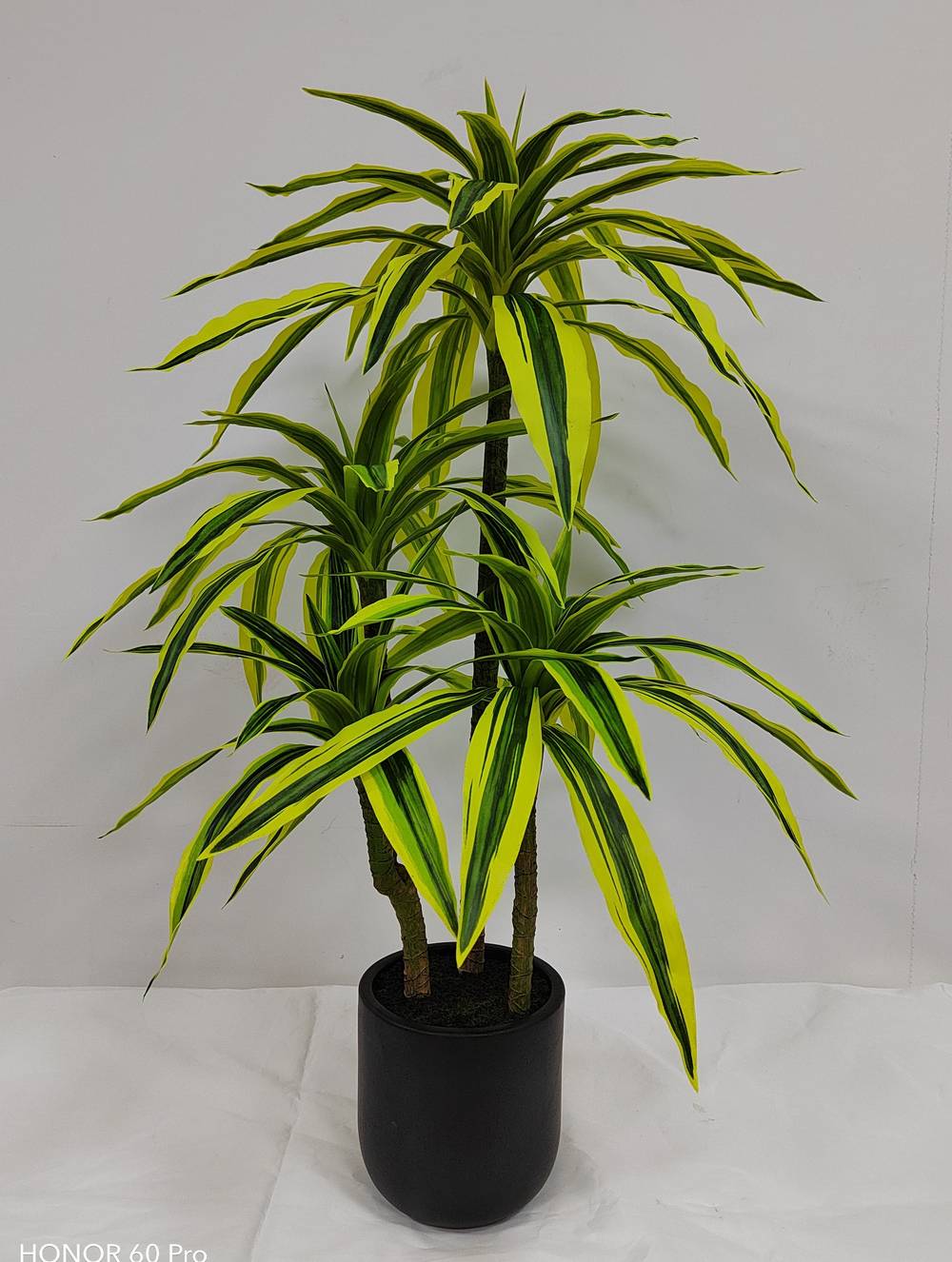 Origin 21 34-in Green and Black Indoor Dracaena Artificial Plant | 964084