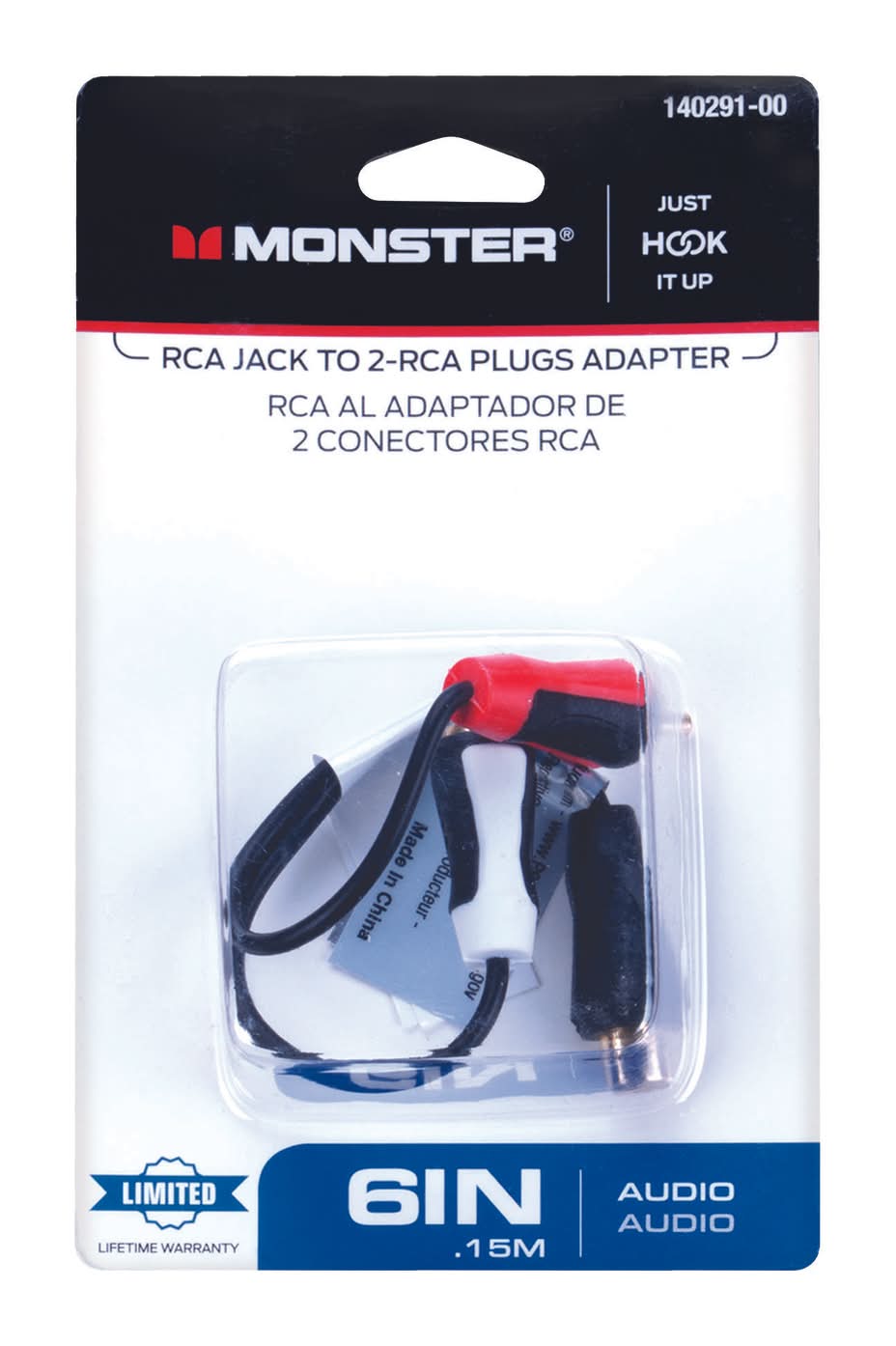 Monster Just Hook It Up Adapter Cable 1 Pk