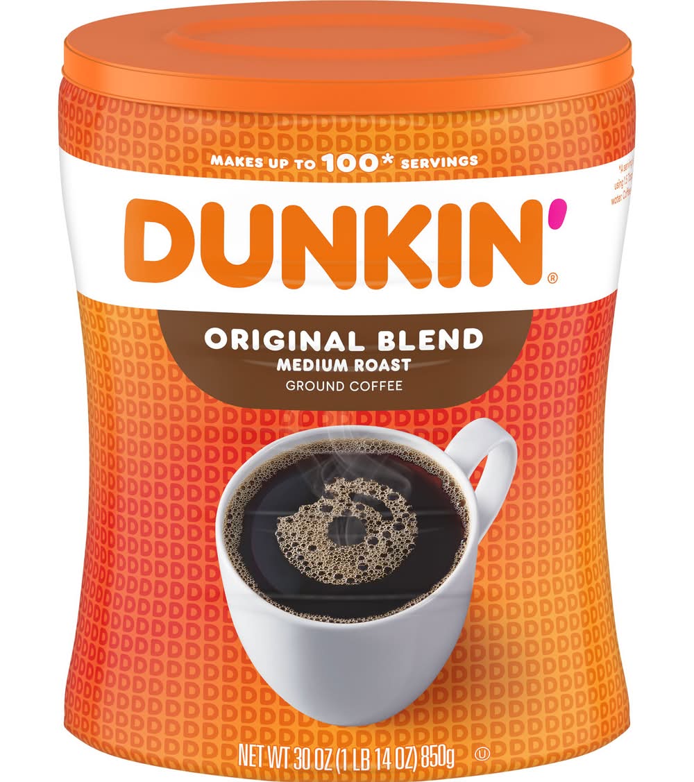 Dunkin' Medium Roast Original Blend Ground Coffee (30 oz)