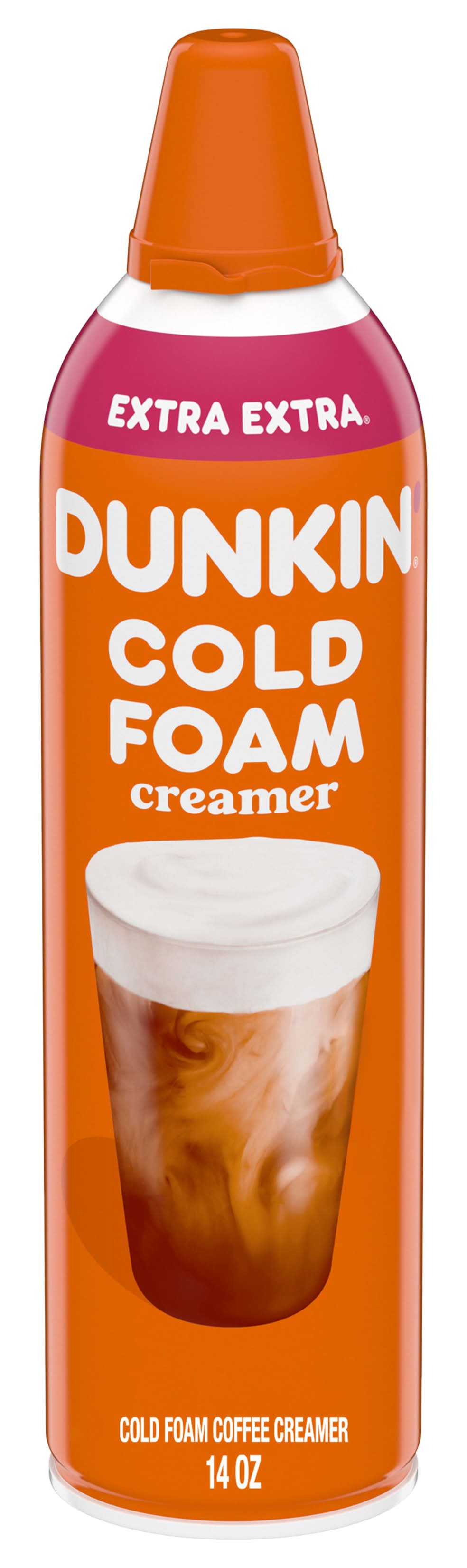Dunkin' Extra Extra Cold Foam Coffee Topper & Creamer (14 oz)