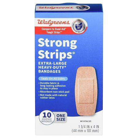 Walgreens Strong Strips Extra-Large Heavy-Duty Bandages
