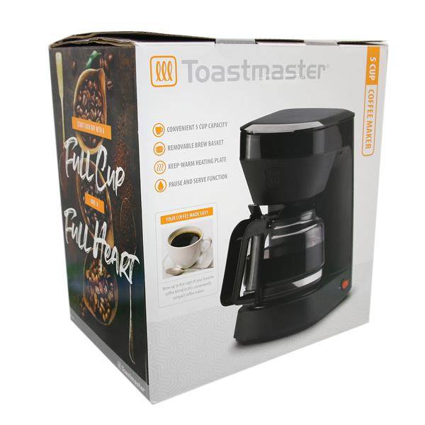 Toastmaster 5-Cup Coffee Maker