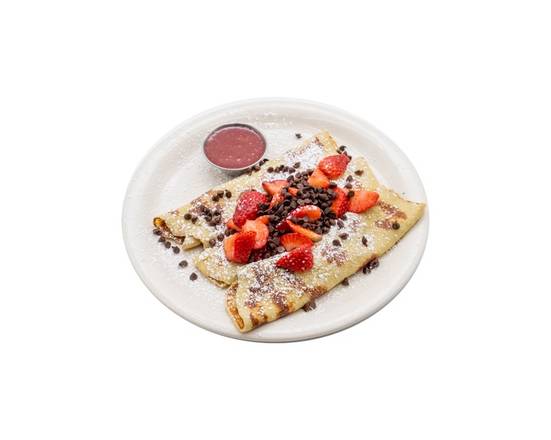 Chocolate Chip and Strawberry Crepe