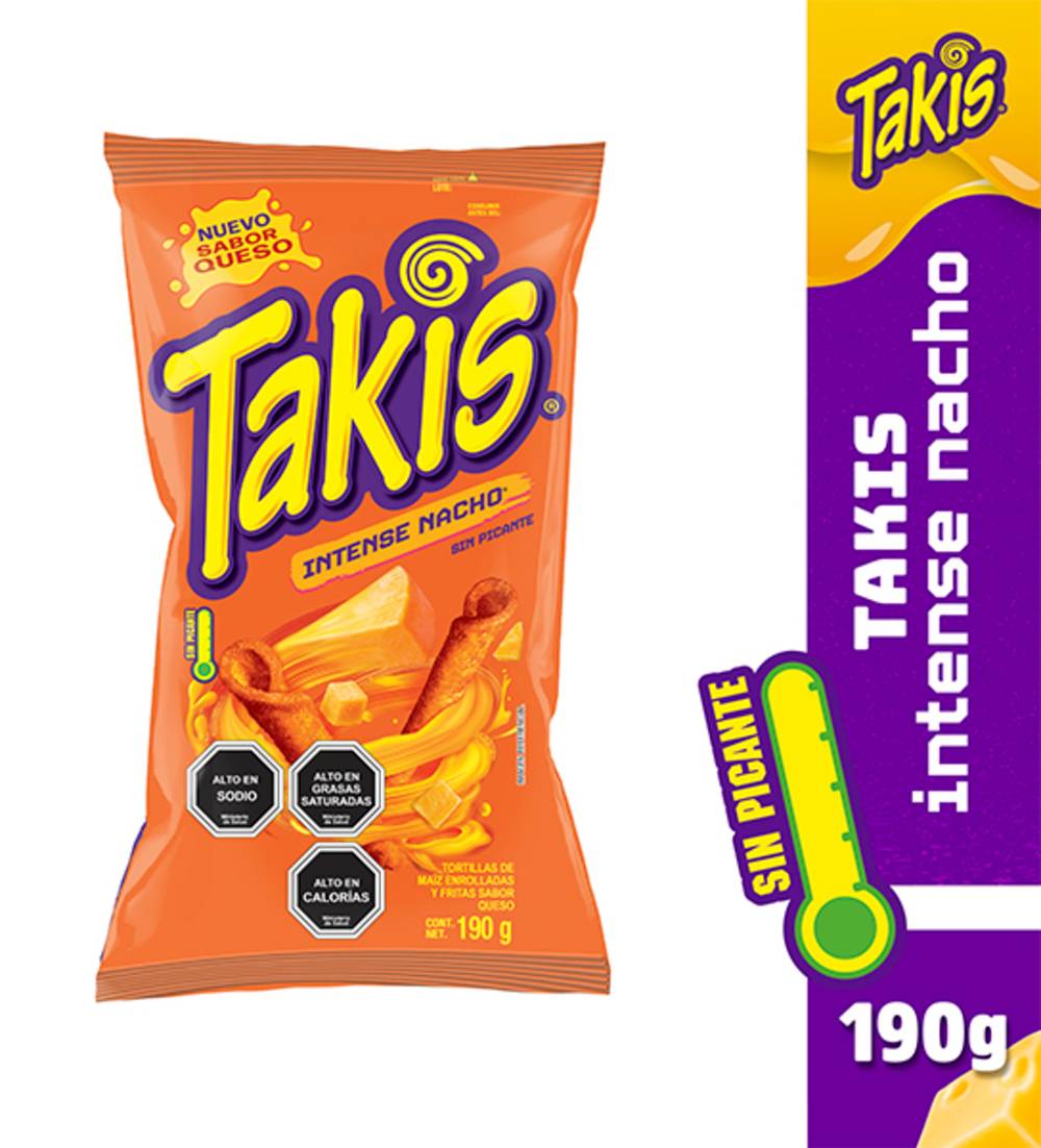 Takis · Intense nacho - Queso (190 g)