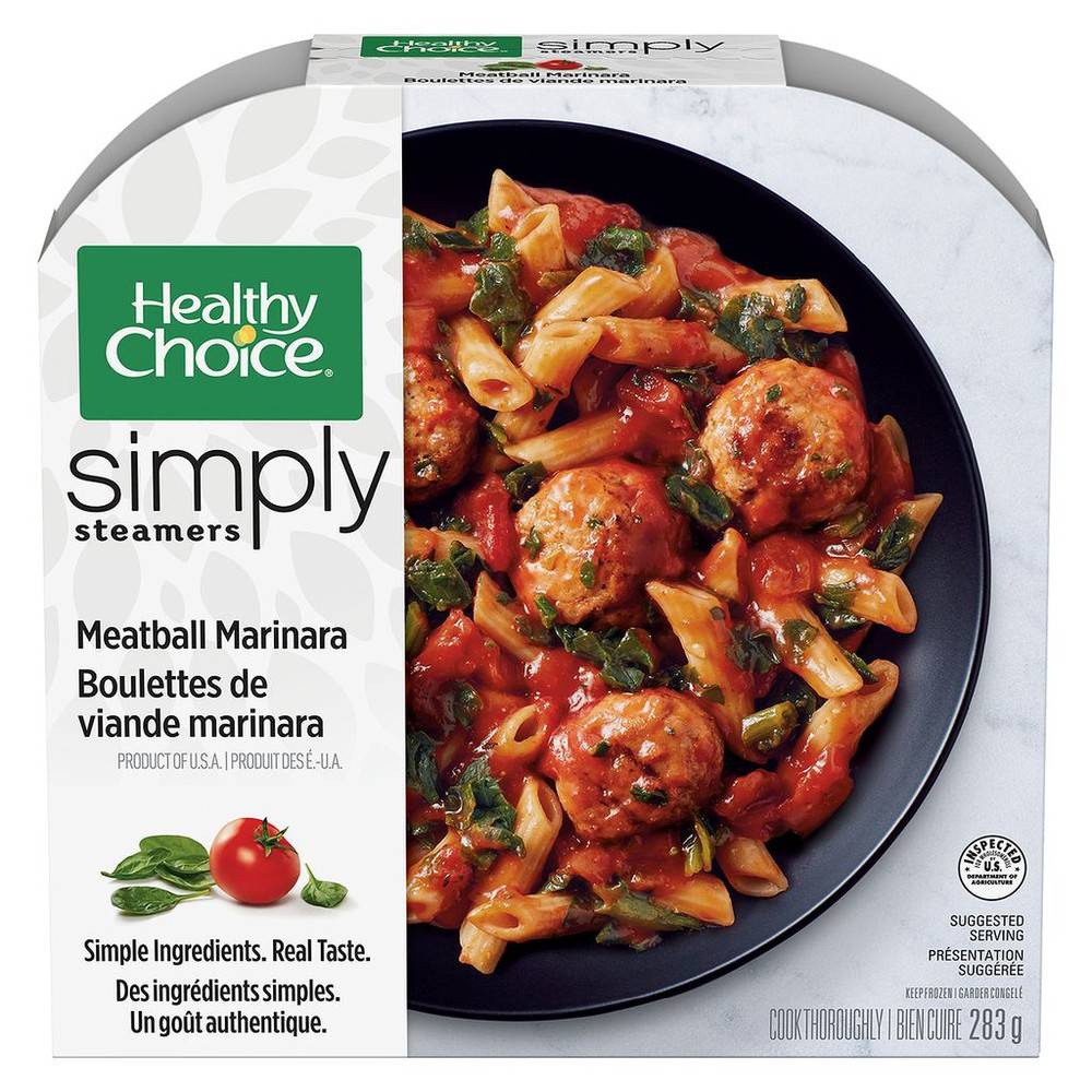 Healthy choice boulettes de viande marinara, simply (283 g) - simply meatball marnara (283 g)