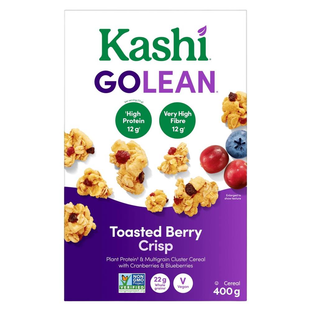 Kashi GoLean Toasted Berry Crisp Breakfast Cereal (400 g)