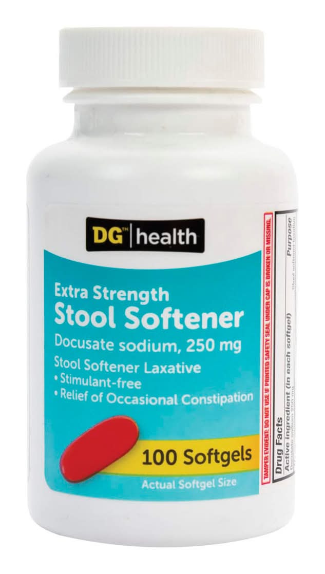 Dg Health Stool Softener Softgels 100 Ct