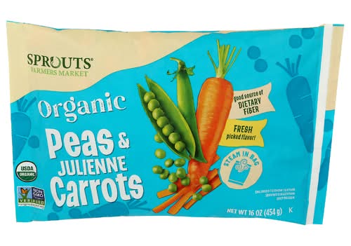 Sprouts Organic Peas & Julienne Carrots Mixed Medley