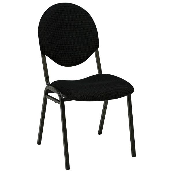 Realspace Banquet Padded Fabric Seat, Fabric Back Stacking Chair