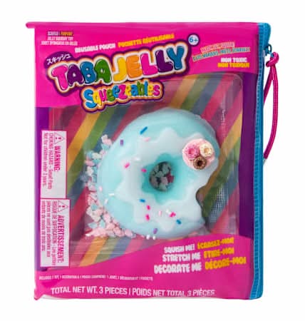 Taba Jelly Squeezables Toy Set Blueberry Donut