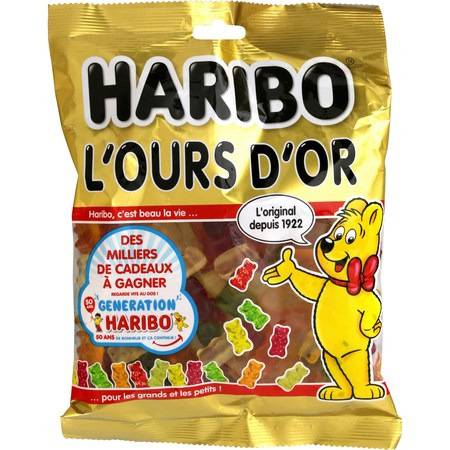 Bonbons L'Ours d'Or HARIBO - le paquet de 300 g