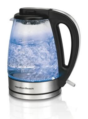 Hamilton Beach Illuminated Glass Kettle 1.7 L