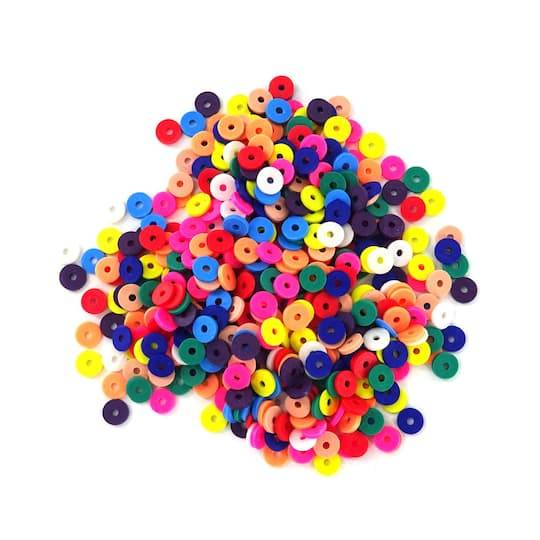 6Mm Multicolored Clay Beads By Creatology