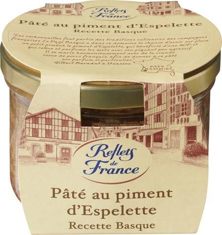Pâté au piment d'Espelette REFLETS DE FRANCE - le pot de 180g