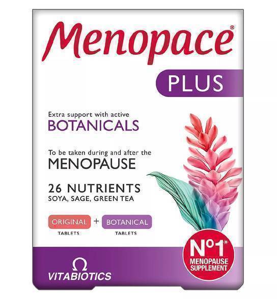 Vitabiotics Menopace Plus with Active Botanicals 56