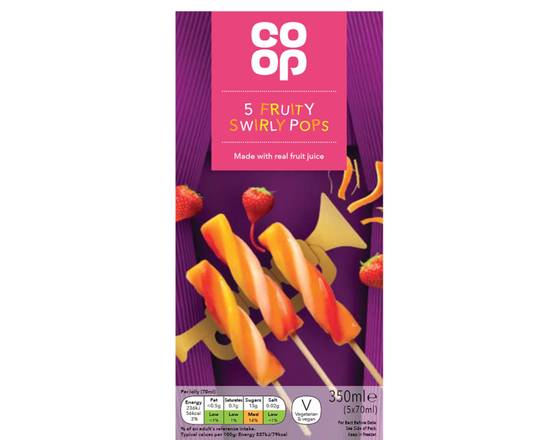 COOP 5 FRUIT SWIRL POPS