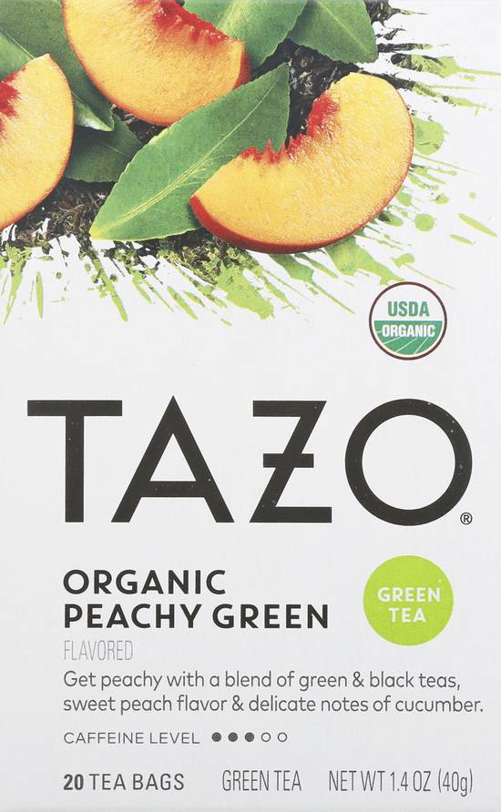 Tazo Organic Peachy Green Tea Bags (28 oz)