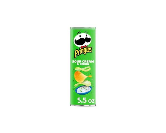 Order Pringles Sour Cream and Onion 5.5oz food online from Chevron Extramile store, Antioch on bringmethat.com