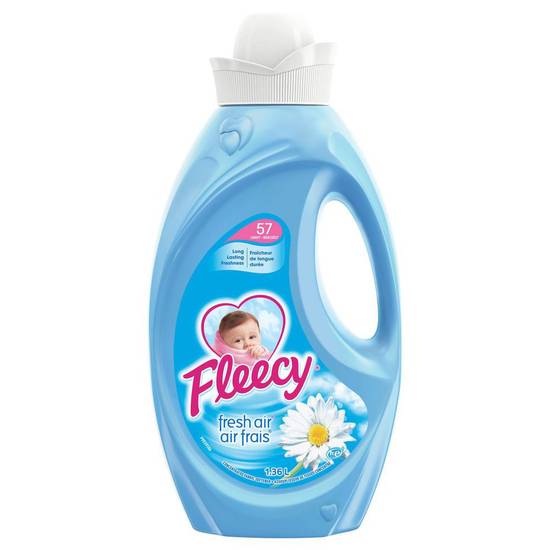 Fleecy Liquid Fabric Softener Fresh Air (57 loads, 1.36 L)