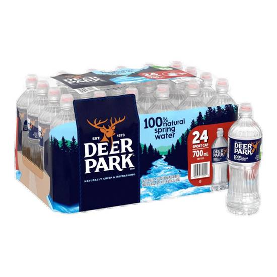 Deer Park 100% Natural Spring Water (24 ct, 23.7 fl oz)