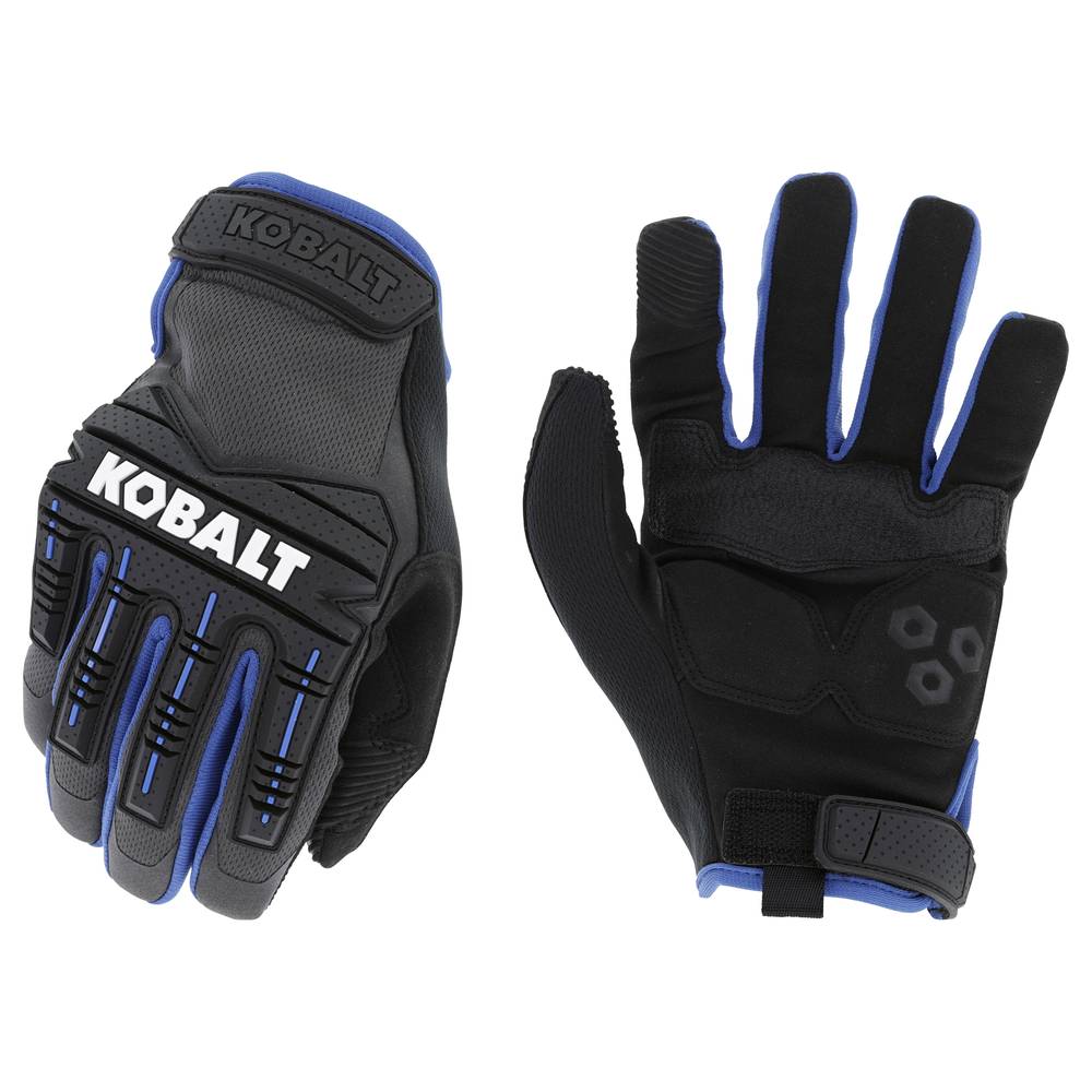 Kobalt Large Black Synthetic Leather Gloves, (1-Pair) | 3832673