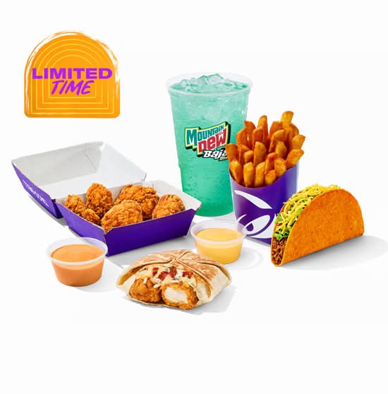 Crispy Chicken Nuggets Deluxe Combo