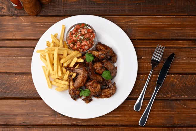 BBQ Chicken Wings 10 Pcs