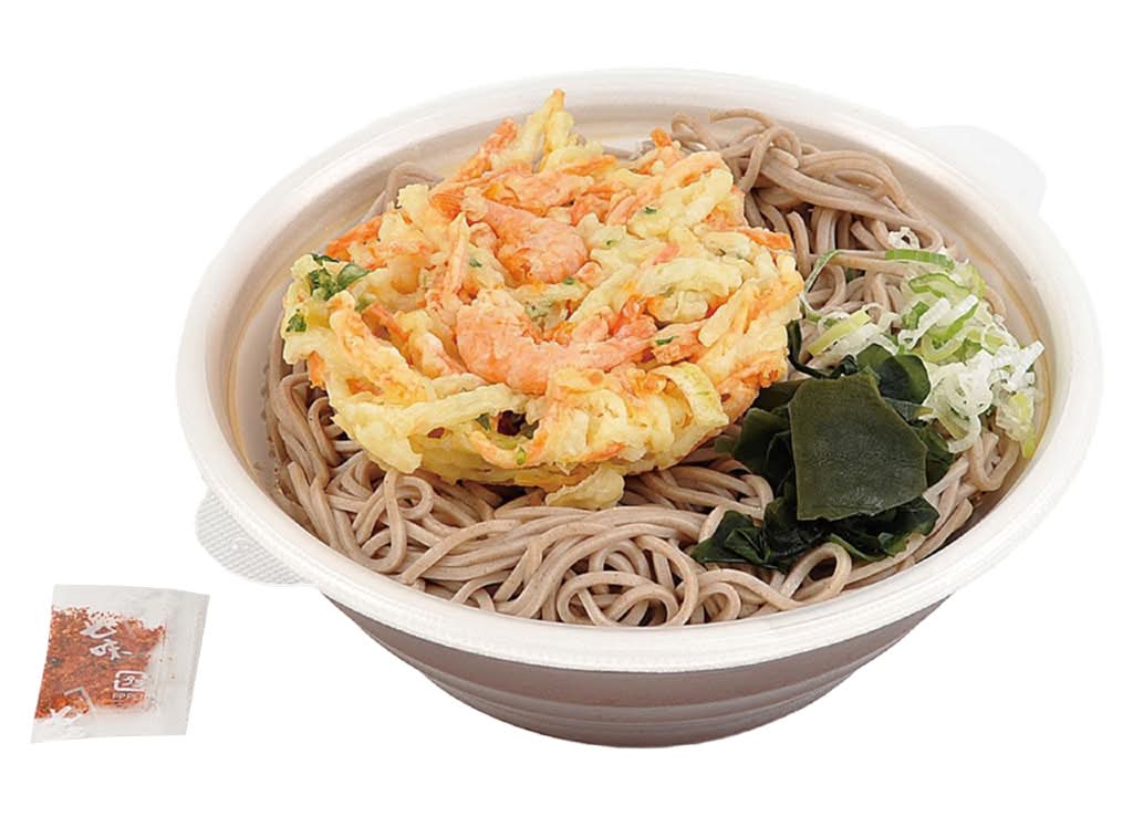 ◎海老入り野菜かき揚げそば