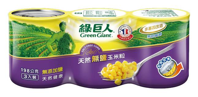 綠巨人天然無鹽玉米粒(易開罐)#508089