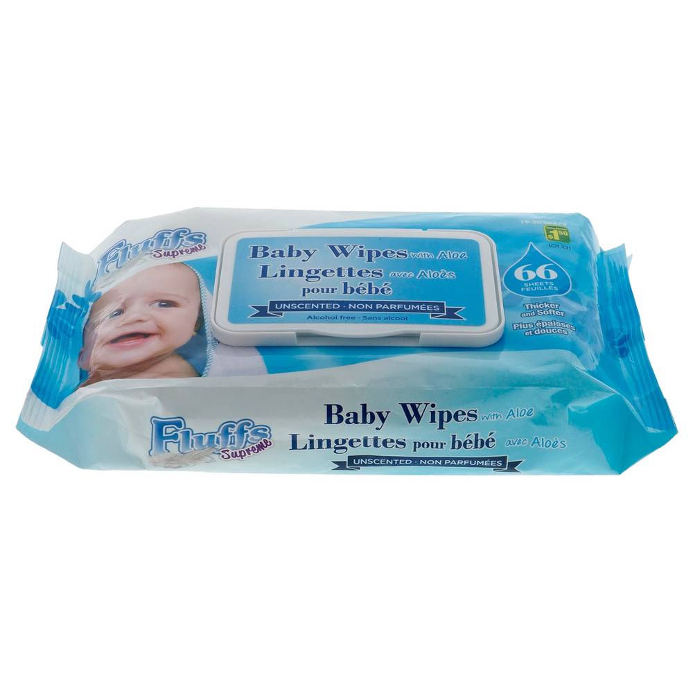 Fluffs Baby Wipes With Aloe